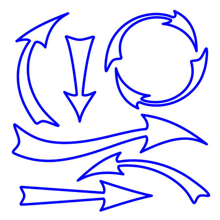 A set of arrows. のイラスト素材