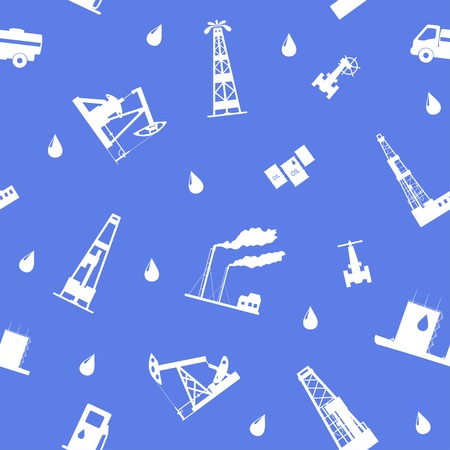 Oil and petroleum icon. Seamless.のイラスト素材