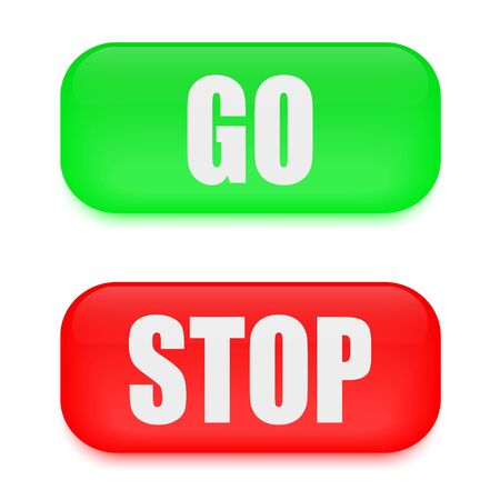 Set of colored glass buttons.のイラスト素材