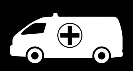 The car of medical service. Vector illustration.のイラスト素材