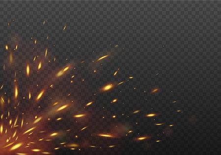 Glowing Red Flying Fire Sparks Fire Isolated On A Black Transparent Background Vector Illustration のイラスト素材 イメージマート Glowing Red Flying Fire Sparks Fire Isolated On A Black Transparent Background Vector Illustration のイラスト素材 イメージマート