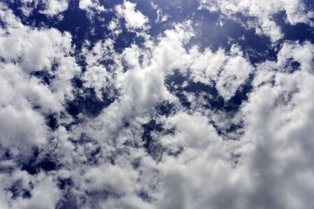 The sky with cloudsの写真素材