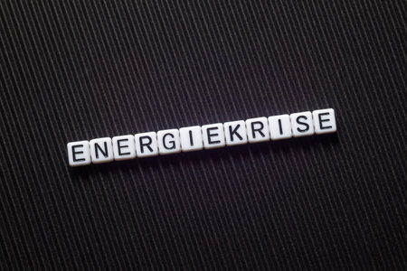 Energiekrise - word concept on cubes, text, lettersの写真素材