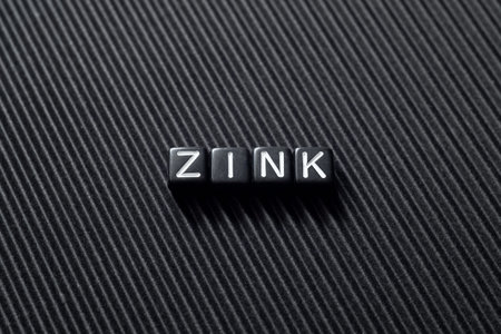 Zink - word concept on cubes, text, lettersの写真素材