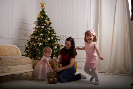 Happy family portraitの写真素材