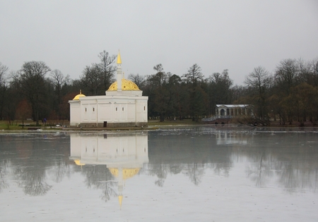 A warm day in December, Catherine Park, Turkish bathの写真素材