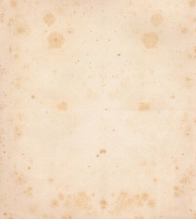 Old paper with spots of the late 19th centuryの写真素材