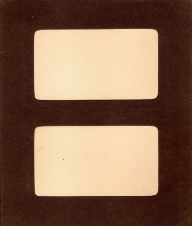 Page with windows for photos from the album of the late 19th centuryの写真素材