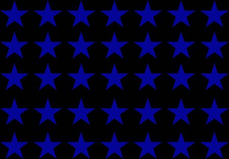 blue star in the series for registrationの写真素材