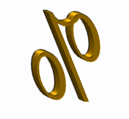 Golden extruded text on white background  interestの写真素材