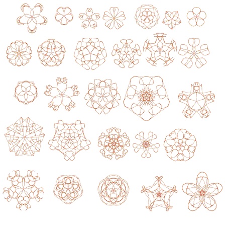 geometric pattern on a white background for designの写真素材