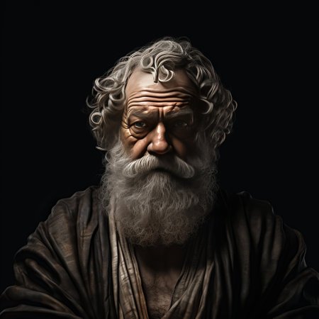 SOCRATES Unveiled: A Stunning 3D Rendition in the Shadowsの素材