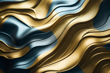 Glimpses of Glistening Beauty: Exploring the Abstract Metallic Surface in Close-Upの素材