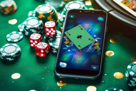 Experience the Thrill of Mobile Phone Casino Gaming with c01985 01 Mobile Phone and Gameの素材