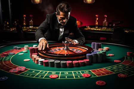 Unwind and Gamble at our Outdoor Casino Extravaganza: Poker, Roulette, Blackjack, and More!の素材