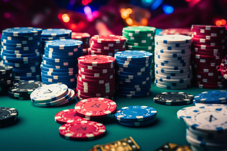 The Intriguing World of Poker Chips: Exploring Gaming Concepts on the AR 32 02308 03 Platformの素材