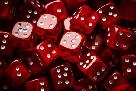 The Radiant Roll: Unveiling the Enigmatic Red Dicesの素材