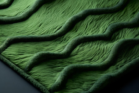 Vibrant Textured Green Felt: A Stunning Vignette Experience (AR 32 02841 01)の素材