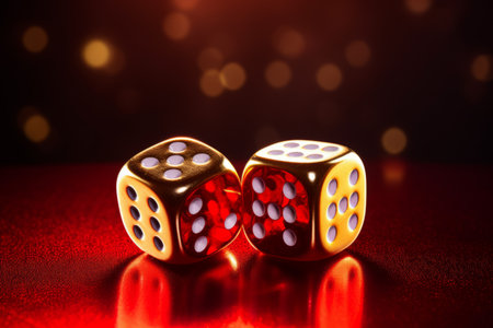 Rolling the Dice: The Ultimate Guide to Craps Gambling with Two Dices - AR 32 02929 03の素材