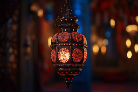The Resplendent Glow: AI-Generated Antique Lantern Sheds Light on Old-Fashioned Turkish Culture, Indの素材