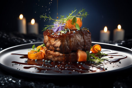 Savoring the Art of Gourmet Grilling: A Generative AI Delight with Pork and Beefの素材