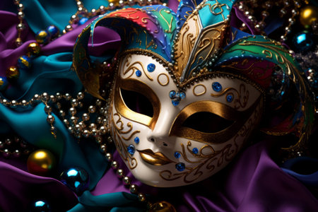 Unmasking the Intriguing Carnival: A Captivating Background for 01631 00の素材