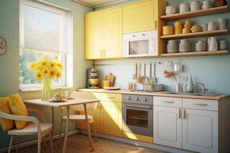 Transforming Your Kitchen Corner into a Bright and Stylish Spaceの素材