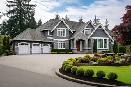 Exquisite Custom-Built Mansion Surrounded by Beautifully Manicured Groundsの素材