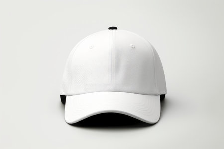 Stylish Black-on-White Baseball Cap: The Versatile Accessory for All Occasions (BAC 00667-03)の素材