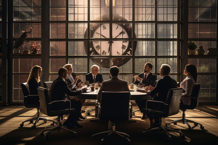 Capturing Success: Business Executives Engage in Transformative Networking at Busin 01943 01の素材