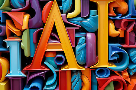 Vibrant and Royalty-Free: Colorful A Font in Stunning 3:2 Aspect Ratioの素材