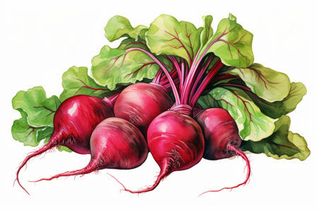 Vibrant and Versatile: Exploring the World of Clipart Beets - AR 3:2の素材