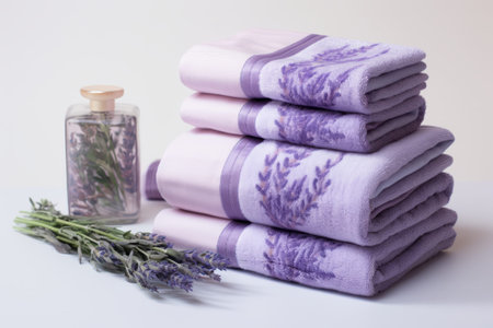 Luxurious Lavender Bath Towel Set - AR 3:2の素材