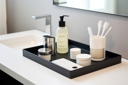 Organize Your Bathroom in Style with our Room Essentials Bathroom Tray!の素材