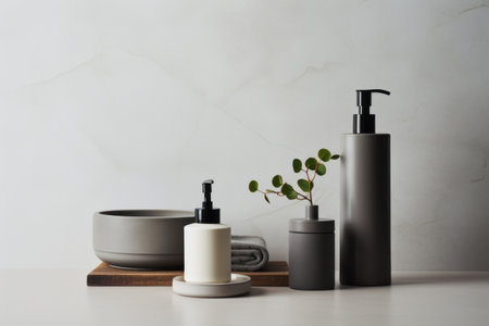 Streamlined Essentials for a Sleek Bathroom Spaceの素材