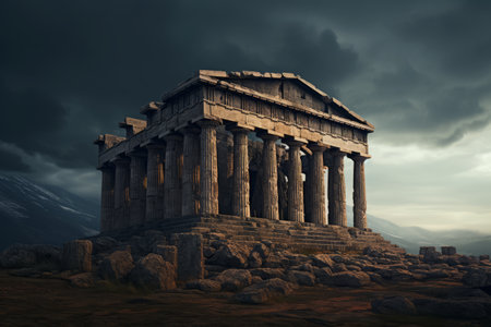 The Breathtaking Beauty of Ancient Greek Temple -- AR 3:2 Unveiledの素材