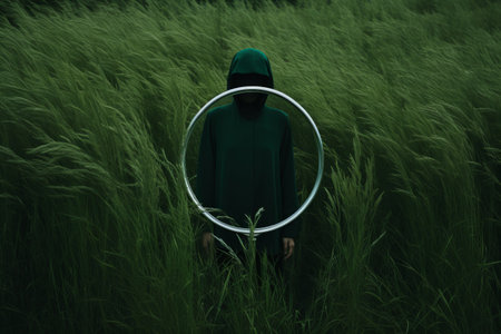 Reflecting on an Anonymous Green Oasis: AR 3:2の素材