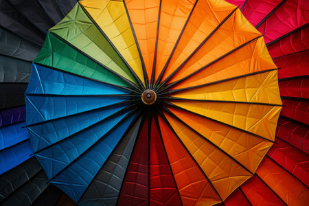 Vibrantly Bold: Assorted-Colors Umbrella for All-Weather Protectionの素材