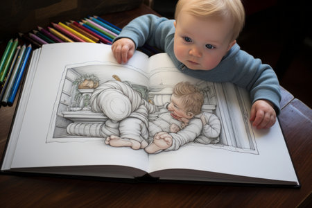 Enchanting Adventures: Baby's Coloring Journeyの素材