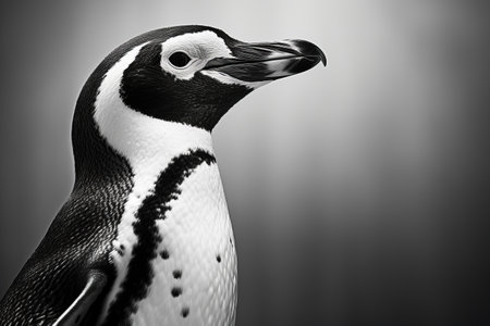 Penguin Evolution: The Beautiful Contrast of Black and Whiteの素材