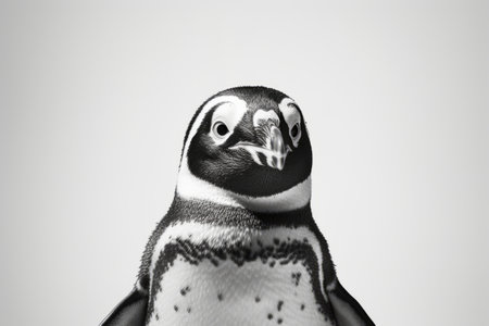 Penguin Palette: Exploring the Monochromatic Wonders of the Black and White Penguinの素材