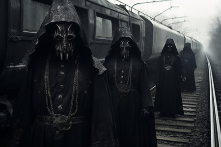 Sonic Magick on the Darkened Tracks: Exploring the Enigmatic 'Black Metal Railway â ar 3:2'の素材