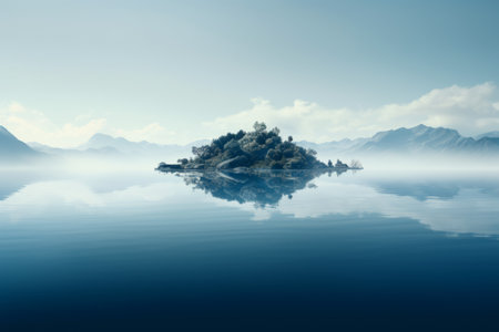 A Mesmerizing Alliance: Exploring the Harmonious Blend of Body of Water and Island in AR 3:2の素材