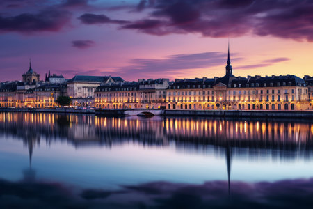 Captivating Perspectives: Exploring the Bordeaux Cityscape - AR 3:2の素材
