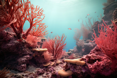 Diving into the Enchanting Depths of the Brown Coral Reef -- AR 3:2の素材