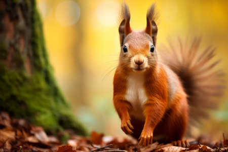 The Captivating Brown Squirrel: A Stunning 3:2 Momentの素材