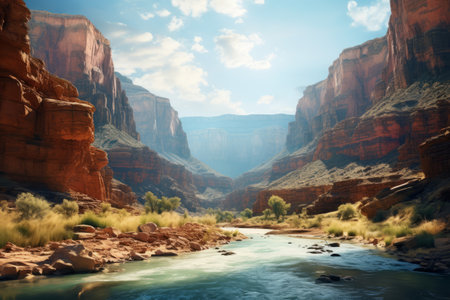 Exploring the Majestic Grandeur of Canyon, Arizona: A Breathtaking AR 3:2 Experienceの素材