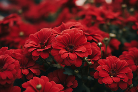 Breathtaking Shots of Vibrant Red Flowers in Close-Up -- Aspect Ratio 3:2の素材