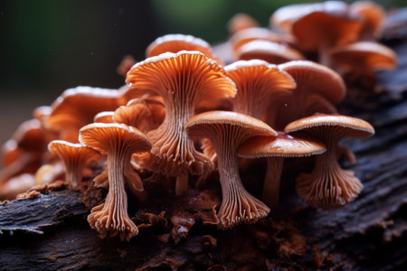 Magnifying the Mysteries: Exploring the Enchanting World of Fungi in Close-Up (3:2 Aspect Ratio)の素材