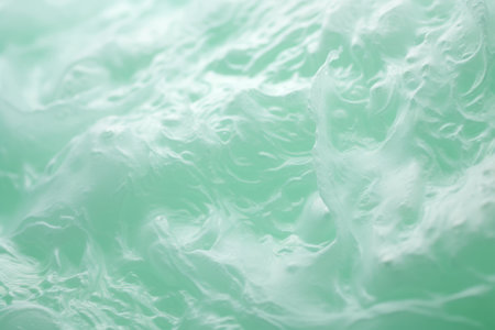 Frozen in Motion: A Captivating Closeup of Seafoamの素材